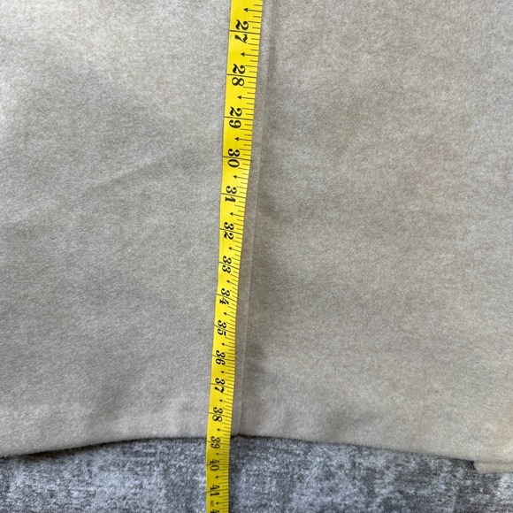 Zara Coat Womens Medium Beige Open Front Notch Lapel Collar Neutral Minimalist - Picture 12 of 15